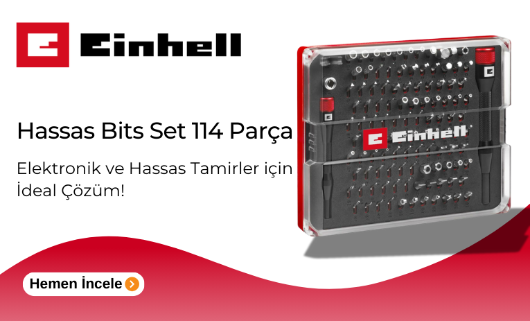  Einhell Hassas Bits Set 114 Parça - 49115040