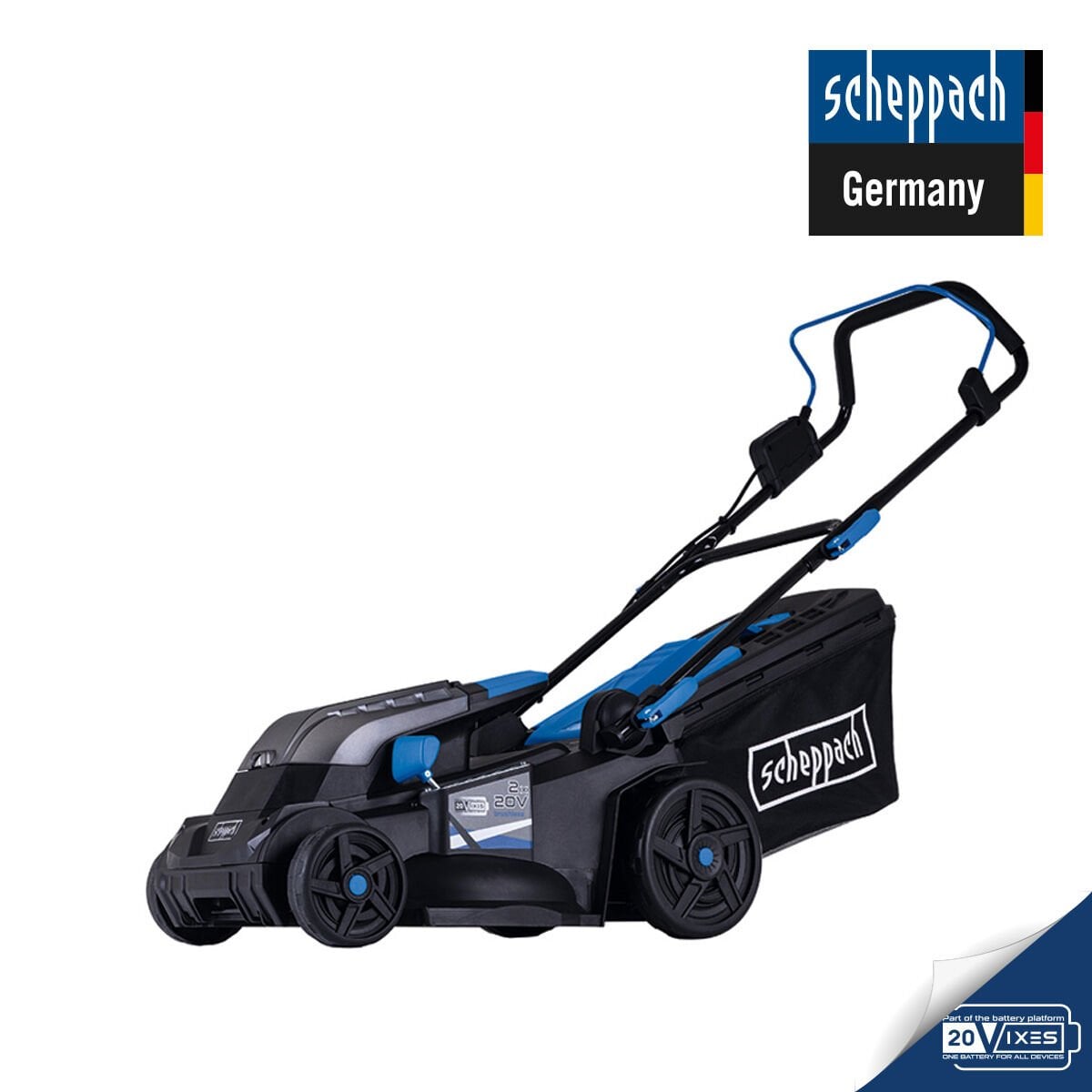 Scheppach BC-MP380 2x4 Ah Akülü Çim Biçme Makinesi - 5911414400