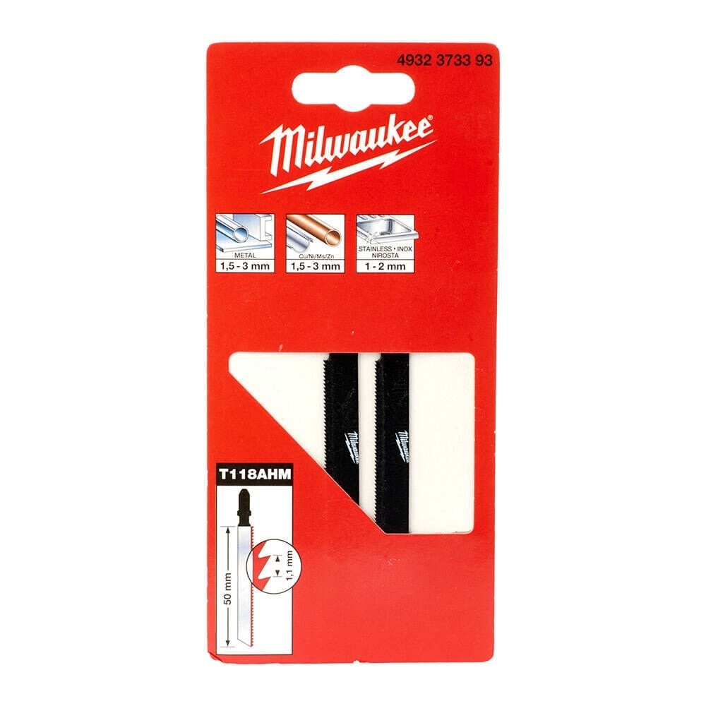 Milwaukee Dekupaj Bıçağı T118AHM 50MM Staınless HCS 2'li- 4932373393