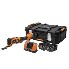 AEG BMT18BL-602TC 18V 2.6.0 Ah Çift Akülü Multitool Kömürsüz Çok Amaçlı El Aleti - 4935500070
