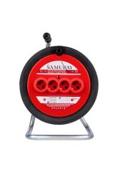 Samuray Seyyar Makaralı Uzatma Kablosu 3x1,5mm 35mt - 31535