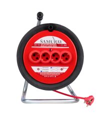 Samuray Seyyar Makaralı Uzatma Kablosu 3x1,5mm 35mt - 31535