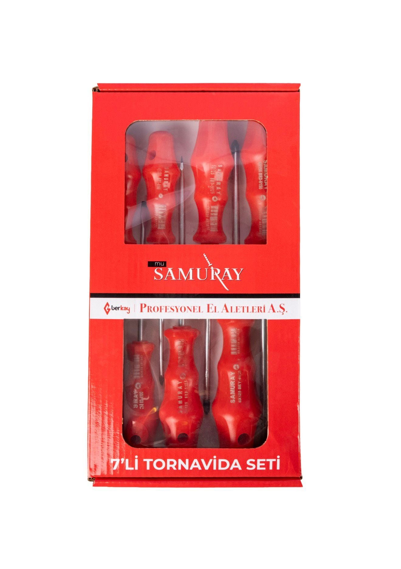 Samuray Profesyonel Tornavida Seti 7 li - 7000