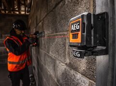 AEG CLR215B-2 Red Çizgili Lazer Metre - 4935472252