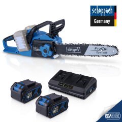 Scheppach BC-CS355Duo-X XL2 2x4.0Ah Çift Akülü Ağaç Kesme - 5910309401