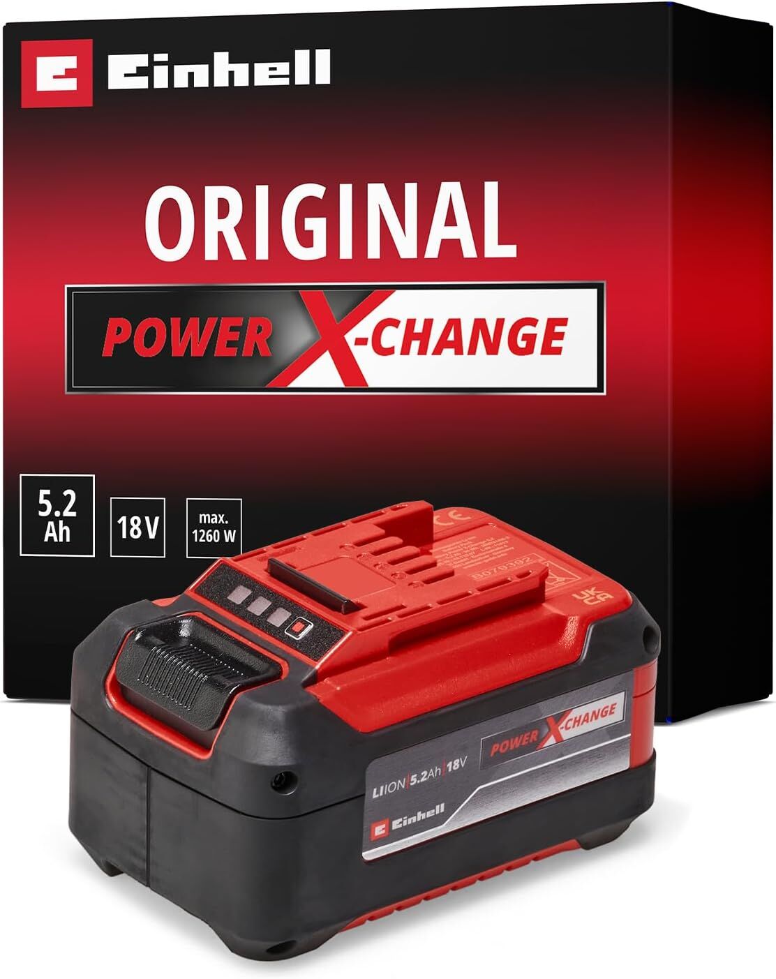 Einhell 18V 5,2 Ah Power-X-Change Plus Akü - 4511437