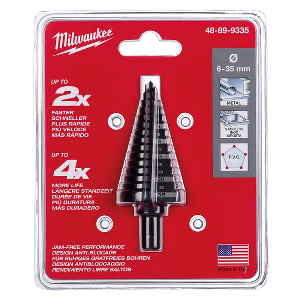Milwaukee Kademeli Matkap Ucu 6 - 35 mm 10,0x90 mm - 48899335