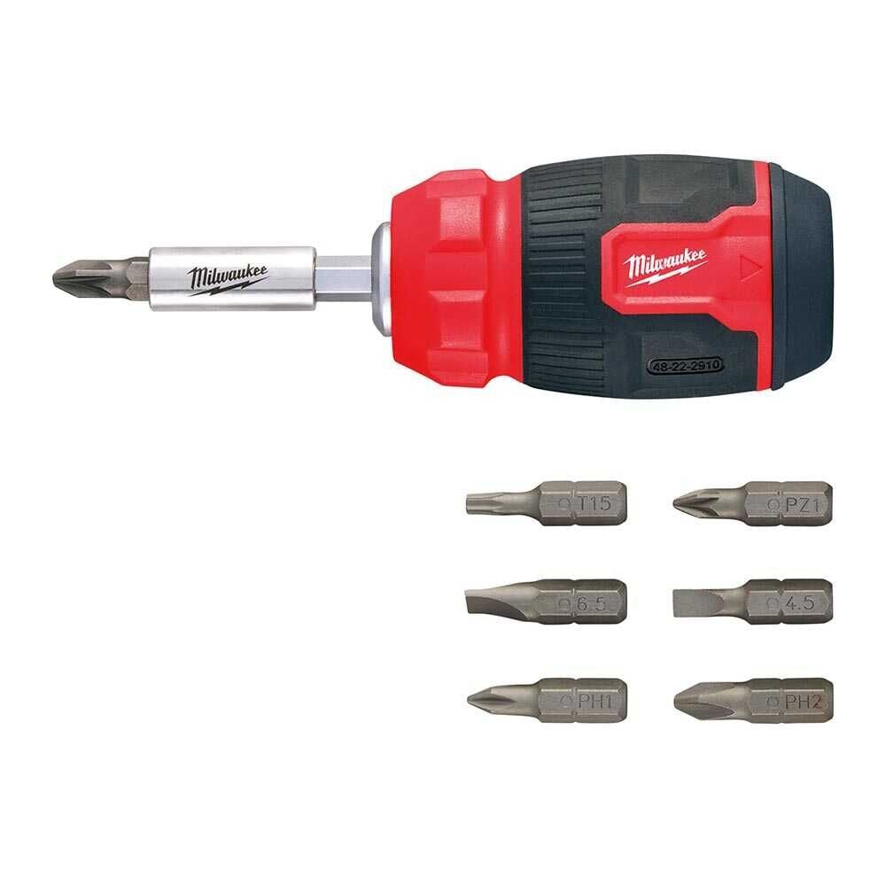 Milwaukee 8in1 Multi Kompakt Tornavida Seti 8 Parça - 4932492807