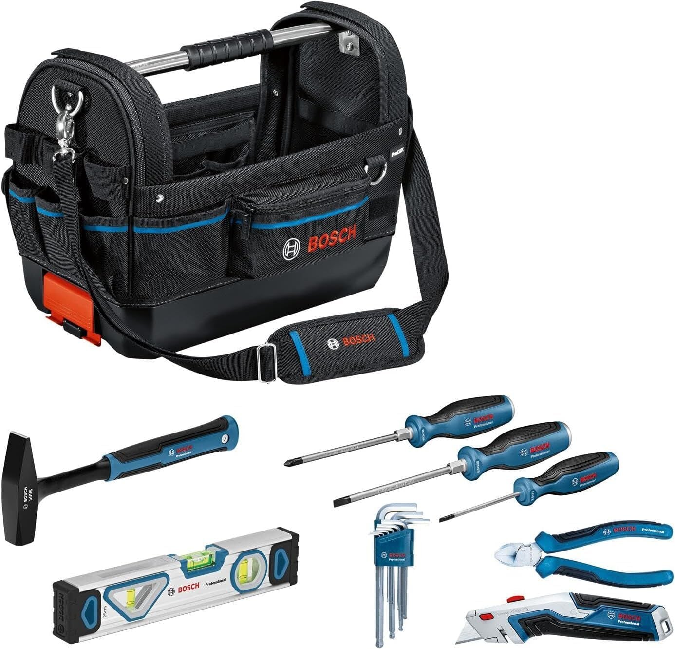 Bosch Profesyonel El Aleti Seti 8 Parça + Gwt 20 Çanta - 1600A02H5B