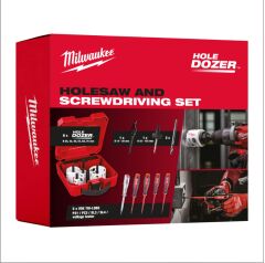 Milwaukee Hole Dozer Panç ve VDE İzoleli Tornavida Seti - 15 Parça - 4932493568