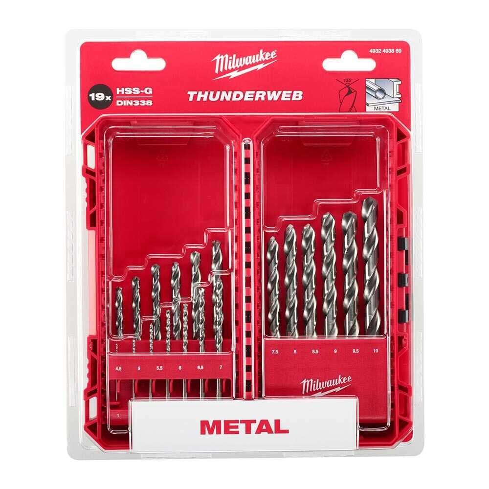 Milwaukee Metal Matkap Ucu Set 19 Parça (1-10) Thunderweb Seri -  4932493869