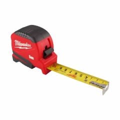 Milwaukee 5 Metre Şerit Metre Compact Anti-Tear Finger Stop - 4932498778