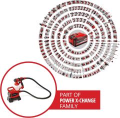 Einhell TE-SY 18/90 Li - Solo Akülü Sprey Boya Sistemi- 4260040