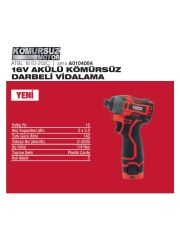 Attlas ATBL 16 ID-202C 2x2.0 Ah Çift Akülü Kömürsüz Darbeli Vidalama 16V - A0104084