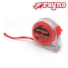 Rayno Şeffaf Şerit Metre 10m x 25mm - 11514
