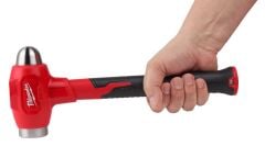 Milwaukee Fiber Saplı Küresel Başlı Bilyeli Çekiç 907 Gr.- 4932492349