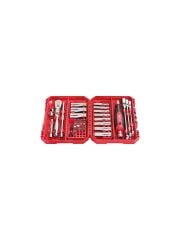 Milwaukee 1/4'' Cırcır Tornavida Kollu Lokma Set 42 Parça- 4932498382