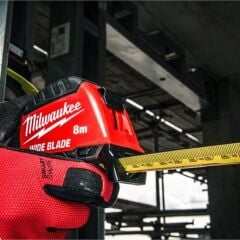 Milwaukee Wide Blade Manyetik Şerit Metre 8m - 4932499209