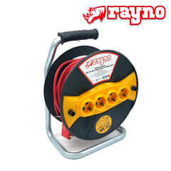 Rayno Seyyar Makaralı Uzatma Kablosu 3x1,5mm 35 mt - 7002