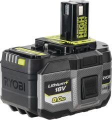 Ryobi RB1880T 18V Li-Ion Akü 1x8.0AH Plus Yedek Akü - 5133006264
