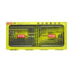 Ryobi RAKDD200 200 Parça Delme Vidalama Aksesuar Seti - 5132004668