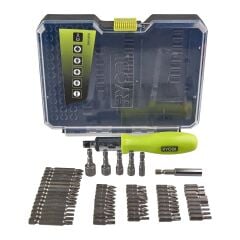 Ryobi RAK59SD 59 Parça Cırcırlı Tornavida ve Vidalama Uç Seti - 5132002251