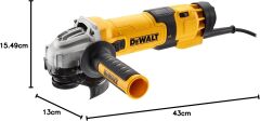 Dewalt DWE4257 Devir Ayarlı Taşlama Makinesi 1500 W 125 mm
