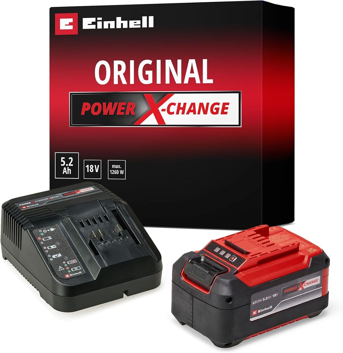 Einhell PXC Starter Kit 18 V 5.2 Ah Akü Şarj Cihazı - 4512147