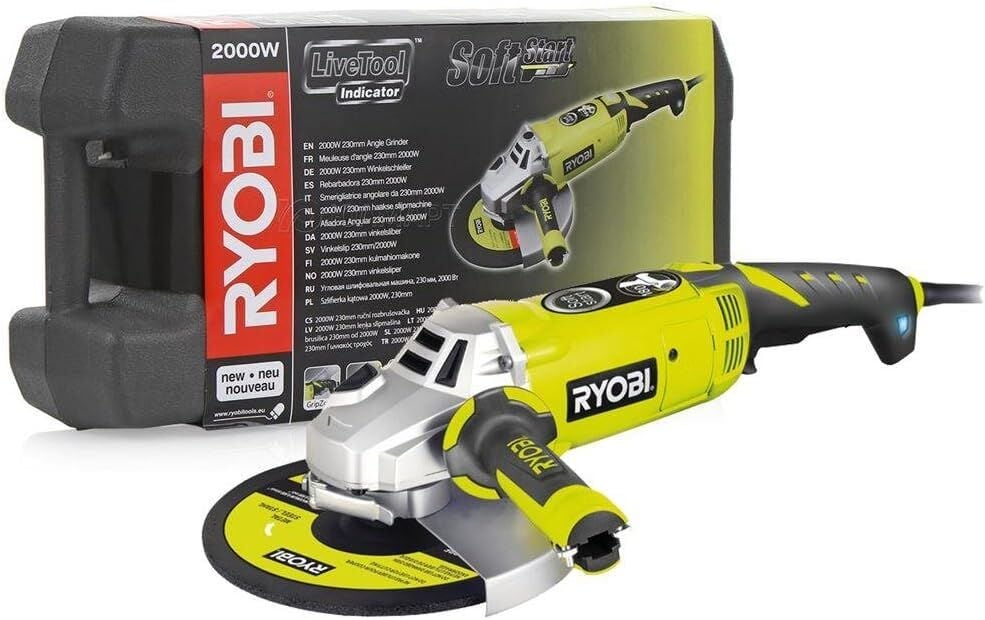 Ryobi EAG2000RS Büyük Taşlama Makinesi 2000W 230 mm - 5133000550