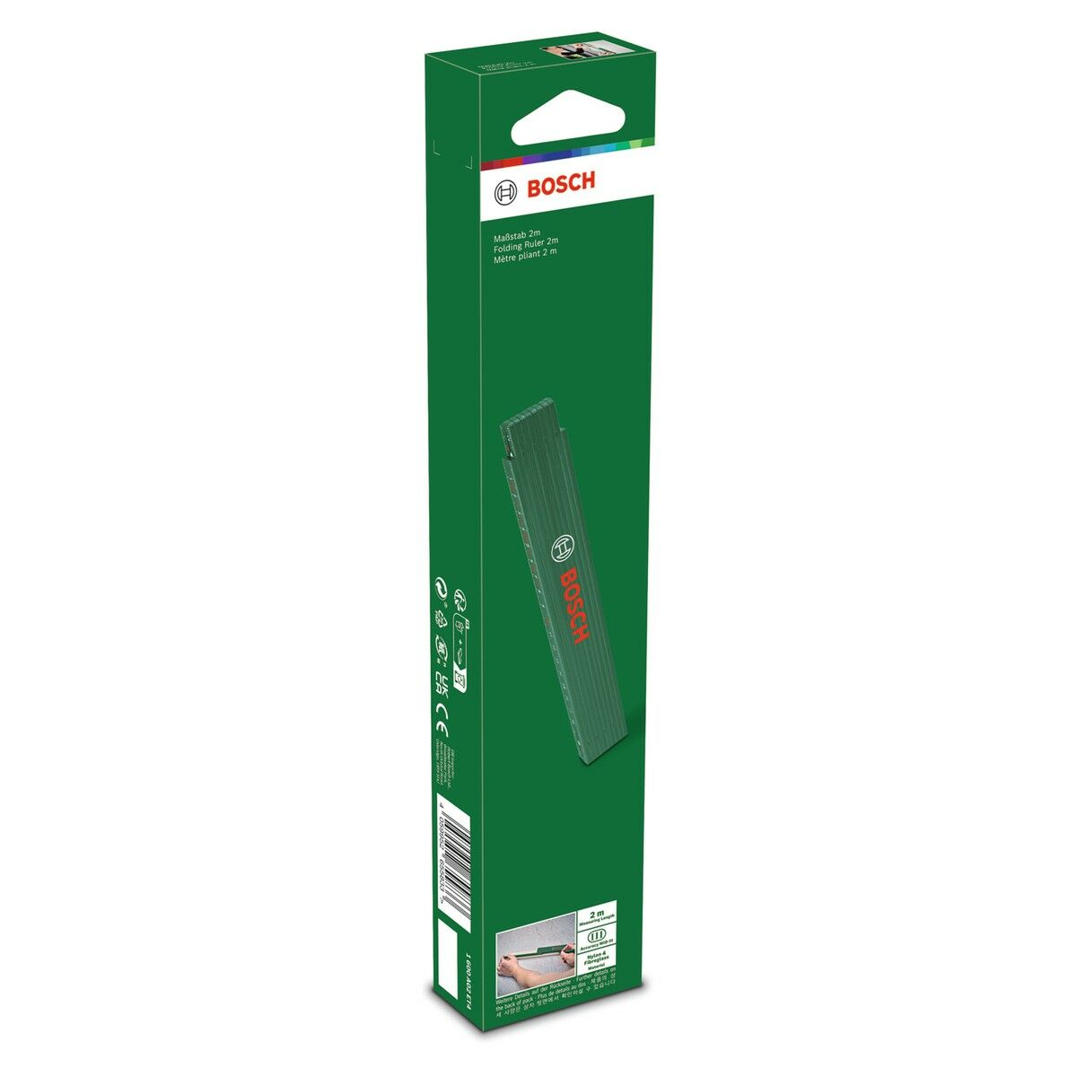Bosch Plastik Fiberglas Katlanır Metre 2 Metre - 1600A02ET4