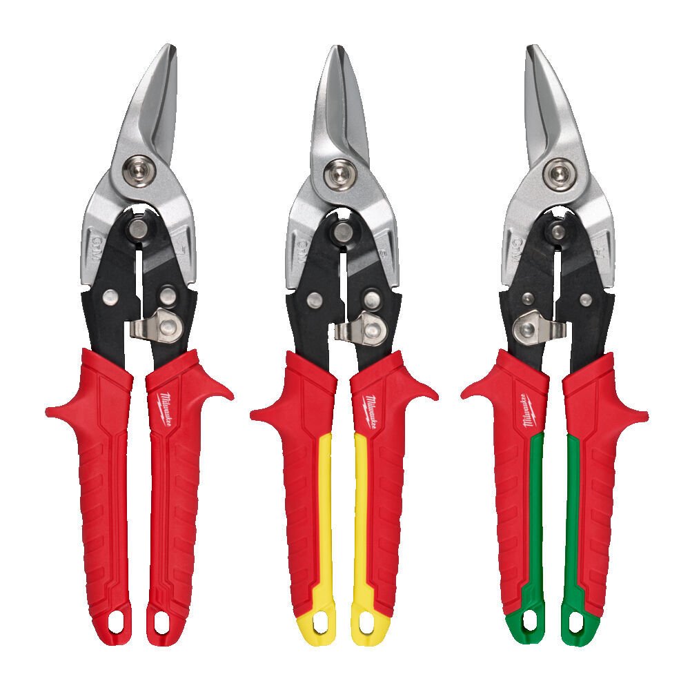 Milwaukee Kaportacı Makası 3'lü Set (Sağ-Sol-Düz) - 4932499020