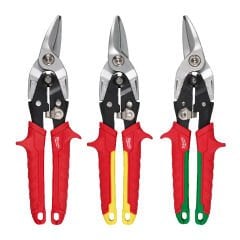 Milwaukee Kaportacı Makası 3'lü Set (Sağ-Sol-Düz) - 4932499020