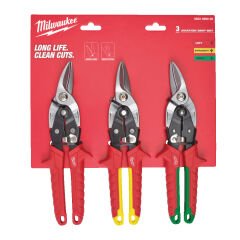 Milwaukee Kaportacı Makası 3'lü Set (Sağ-Sol-Düz) - 4932499020