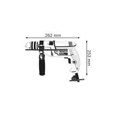 Bosch Professional GSB 550 Darbeli Matkap - Karton Kutuda - 06011A1023