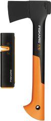 Fiskars XS, X7 Parçalama Baltası + Bileme Aparatı Seti