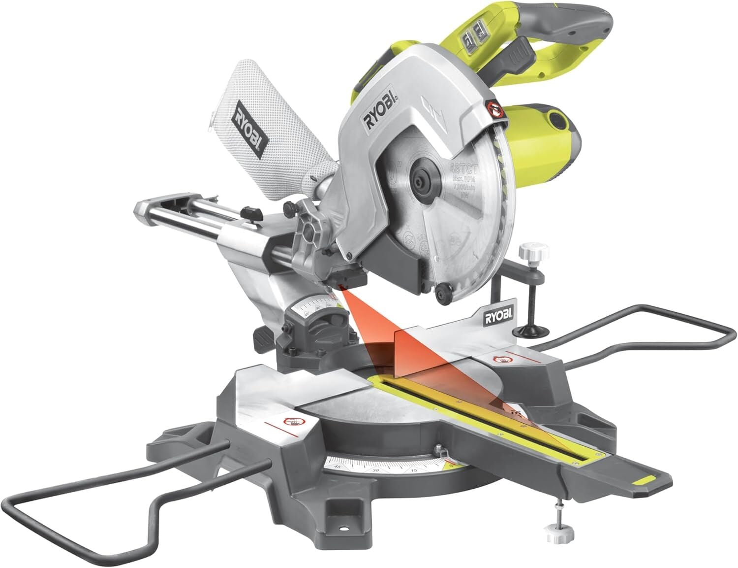 Ryobi EMS305RG Lazerli Kızaklı Gönye Testere 2200 W 305 mm - 5133002861