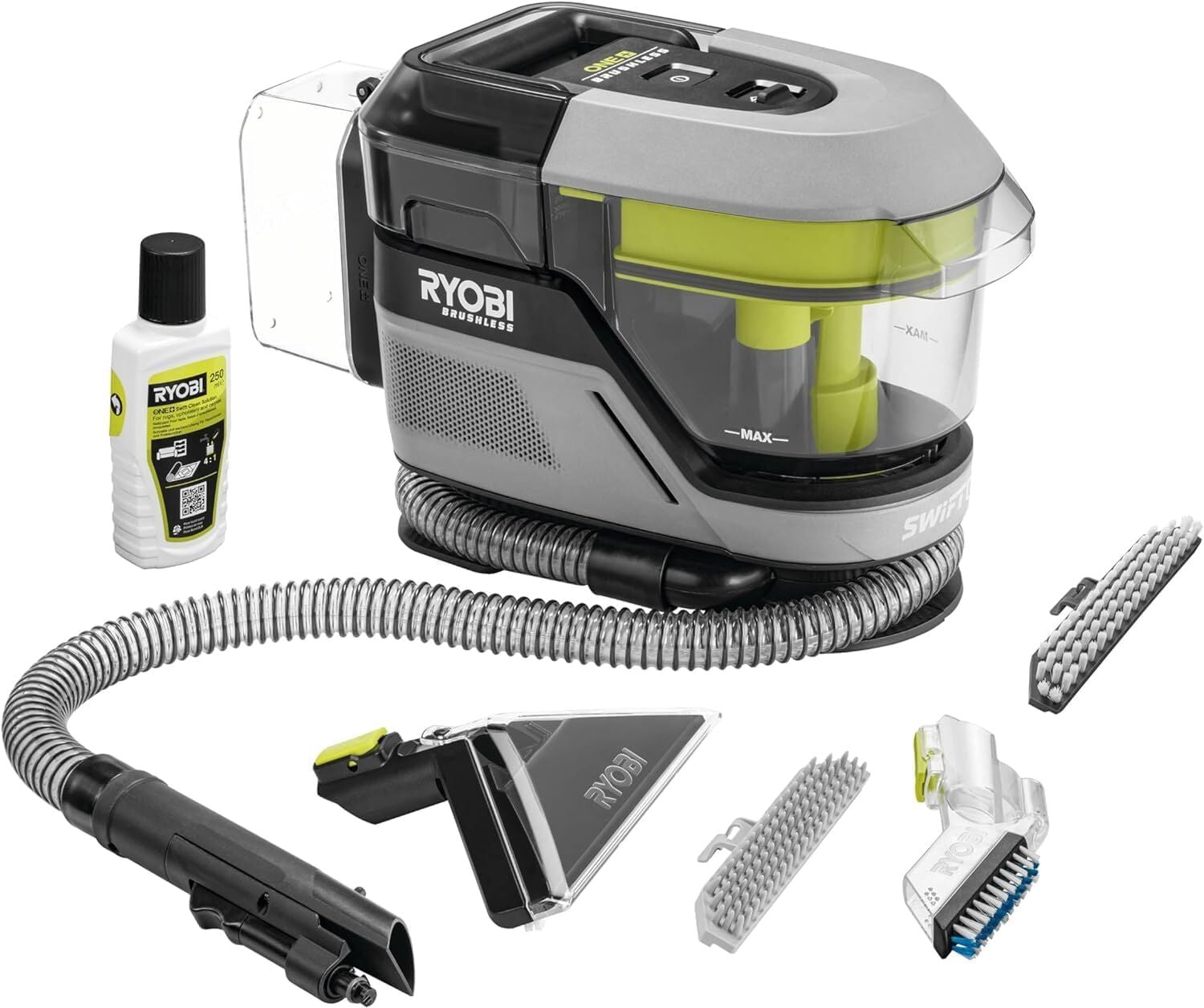Ryobi RDC18BL-0 Akülü Kömürsüz Halı ve Koltuk Yıkama Makinesi (Akü ve Şarj Cihazı Dahil Değildir) - 5133006212