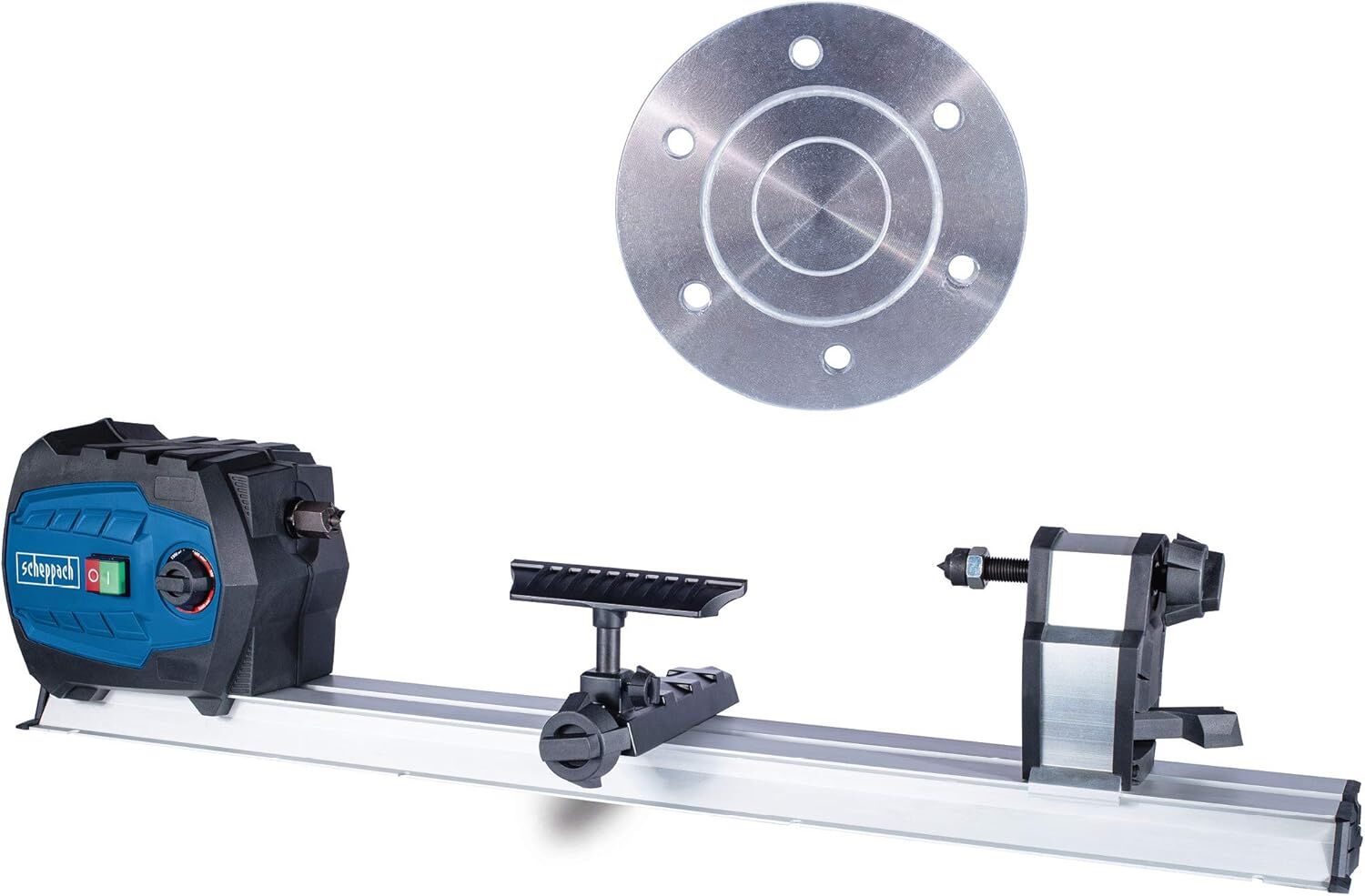 Scheppach Dm600 Vario Devir Ayarlı Ahşap Torna Makinası 550 Watt - 5902305901