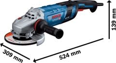 Bosch Professional Gws 30 - 180 Pb Büyük Taşlama Makinesi - 06018G0100
