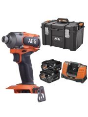 Aeg BSS18C3B3-602TC 2x6.0Ah Çift Akülü Vidalama Plastik Çantalı - 4935500071