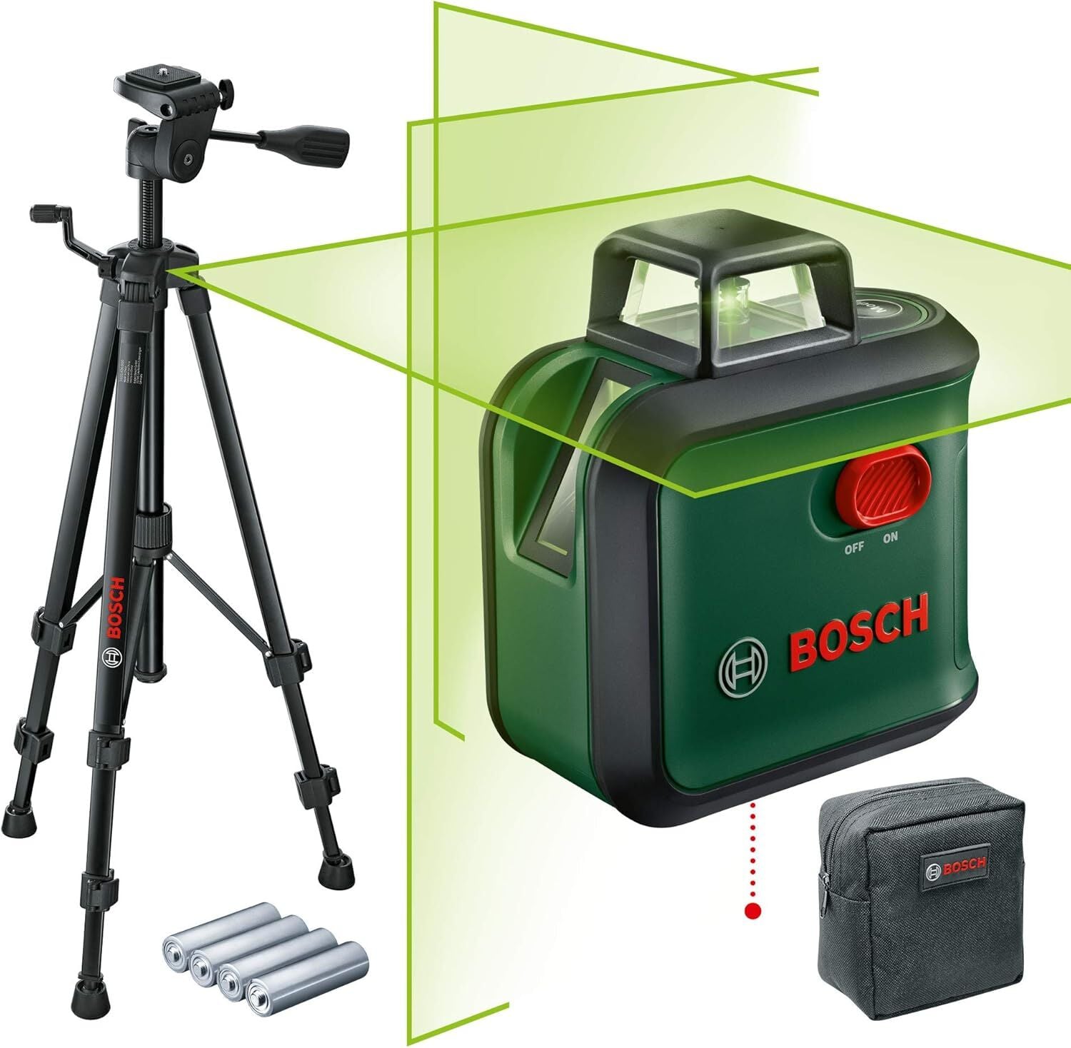 Bosch Çizgi Hizalama Lazeri Advanced Level 360 + TT150 Tripod - 0603663B04
