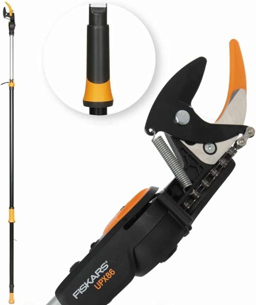 Fiskars UPX86 1023624 Teleskopik Testeresiz Yüksek Dal Budama Makası