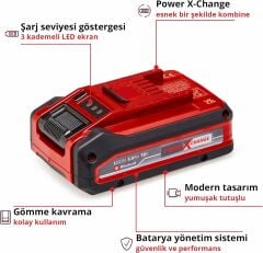 Einhell 18V 3.0Ah Power-X-Change Plus Akü - 4511501