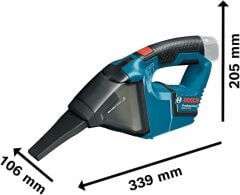 Bosch Professional GAS 12V Akülü El Süpürgesi (Akü ve Şarj Hariç) - 06019E3000