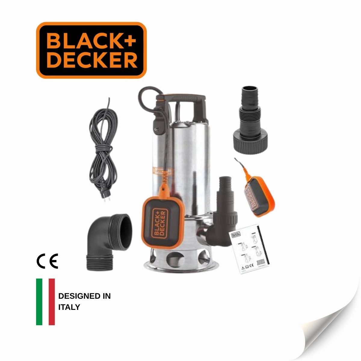 Black & Decker BXUP1100XDE Dalgıç Pompa Kirli Su İnox 10,5 mt 1100 W