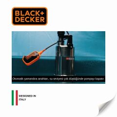 Black & Decker BXUP750XCE Dalgıç Pompa Temiz Su İnox 8,5 mt 750 W