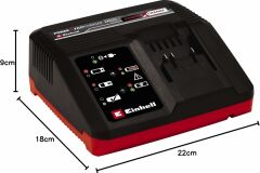 Einhell 18V 5,2 Ah & 4A Fastcharger Akü & Şarj Cihazı - 4512114
