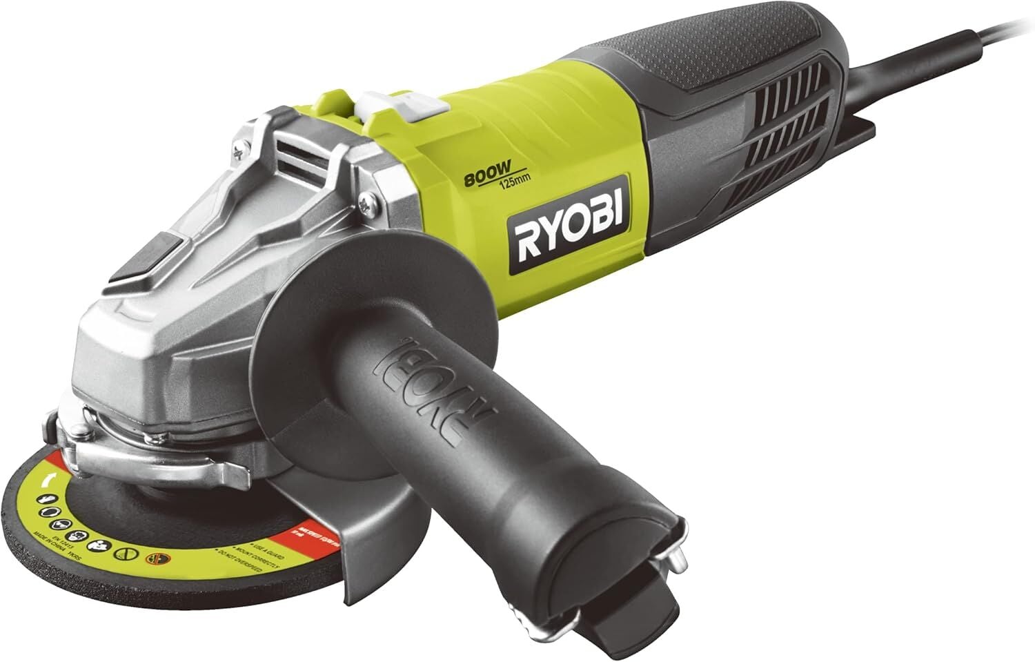 Ryobi RAG800-125G Avuç Taşlama Makinesi 800 W 125 mm - 5133002491