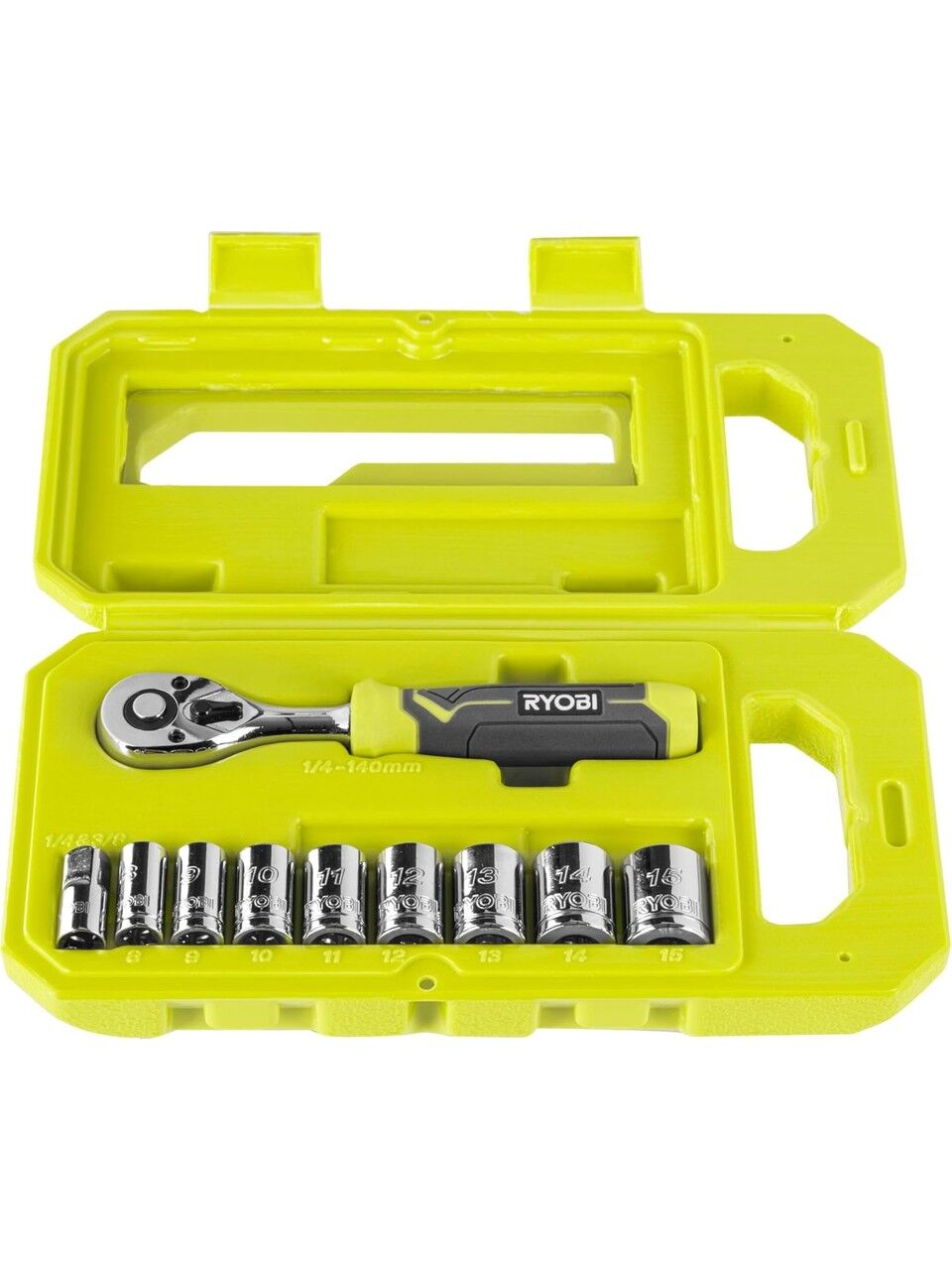 Ryobi RHRS10PC 1/4 Cırcırlı Lokma Seti 10 Parça - 5132006067