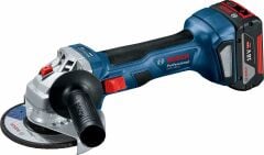 Bosch Professional GWS 180-LI 2x4ah Çift Akülü Taşlama Makinesi - 06019H9021